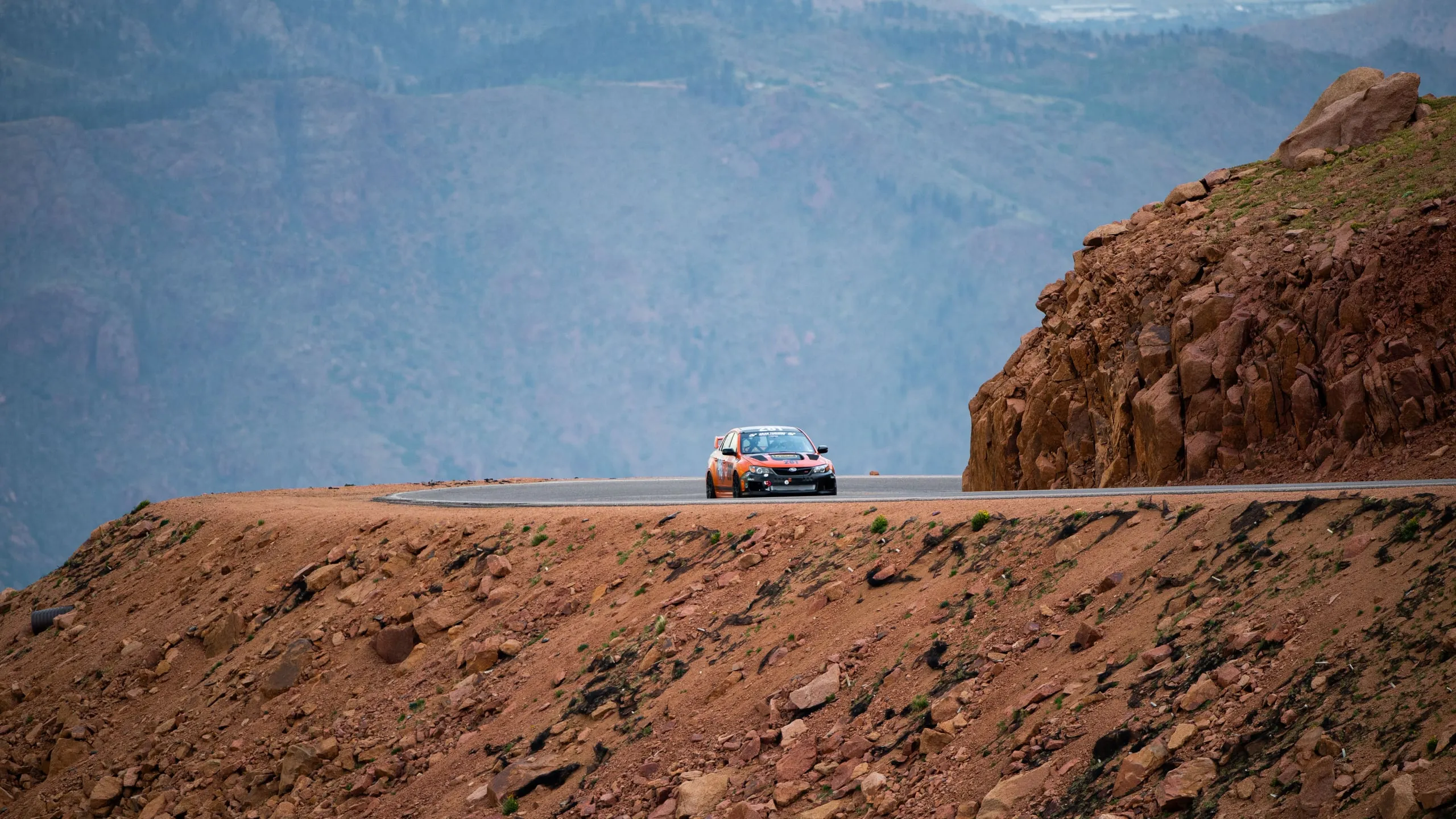 Sober Racing #281 on race day at the Pikes Peak International Hill Climb 2026