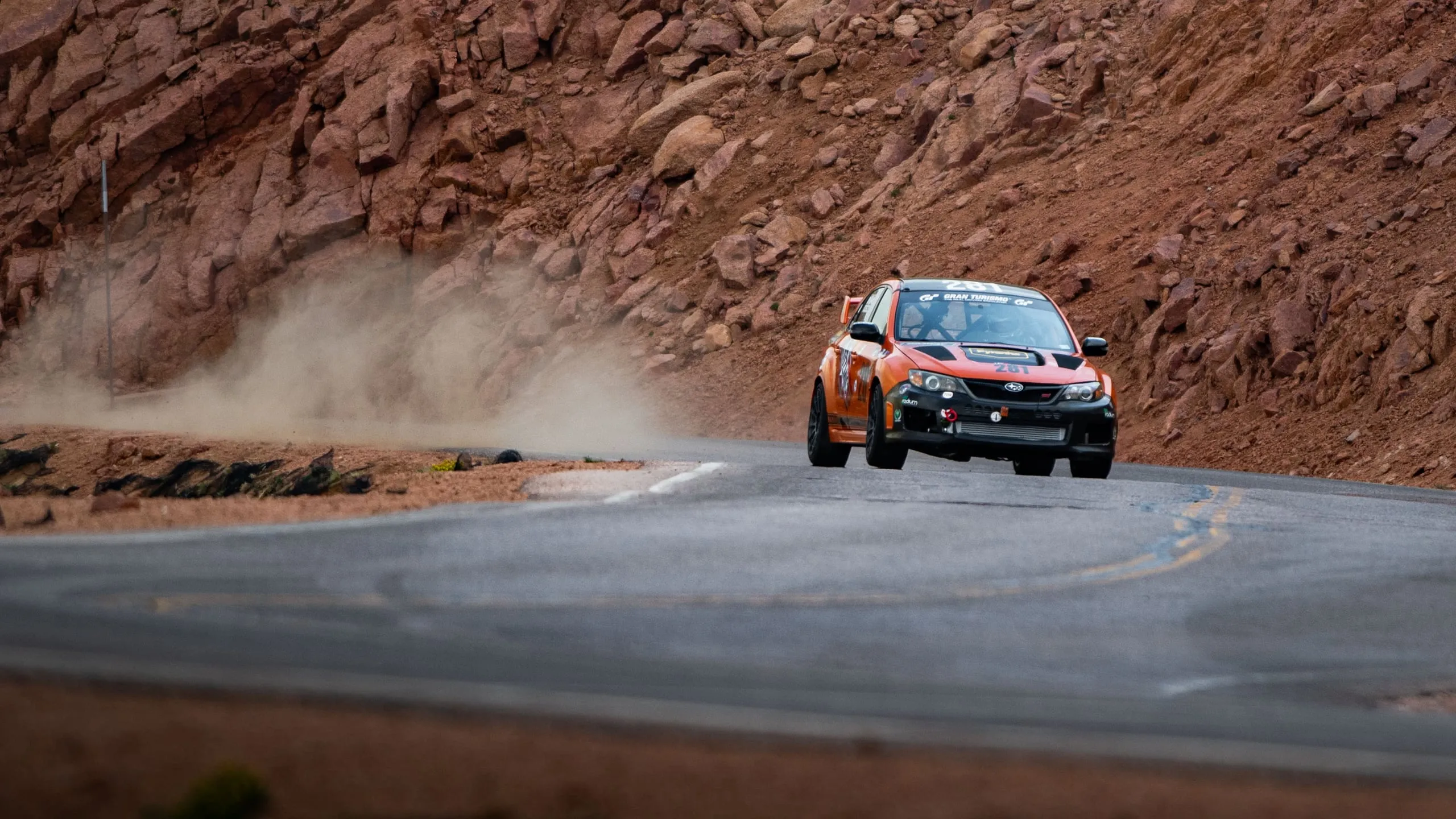 Sober Racing #281 on race day at the Pikes Peak International Hill Climb 2026