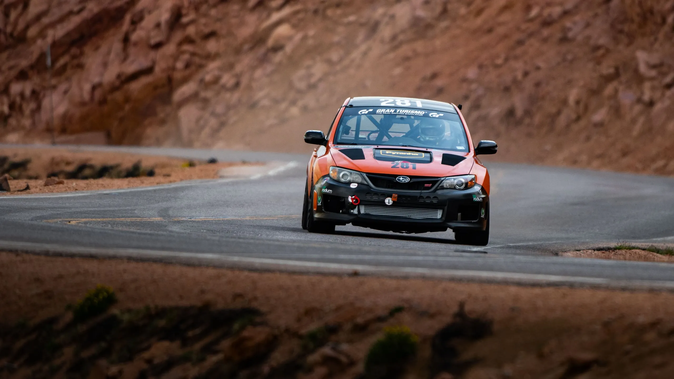 Sober Racing #281 on race day at the Pikes Peak International Hill Climb 2026